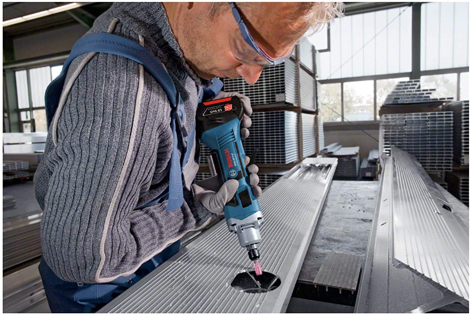 Bosch GGS 18V-LI meuleuse droite sans-fil 18V métal