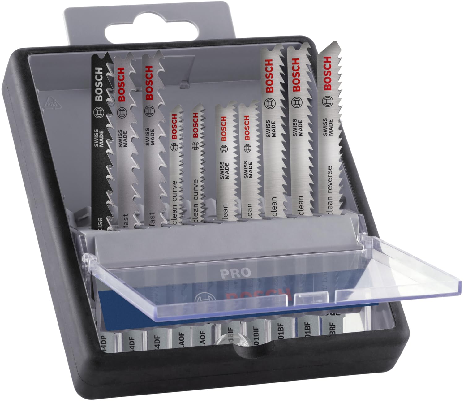 Bosch PRO Hardwood coffret lames scie sauteuse 83 mm lot 10