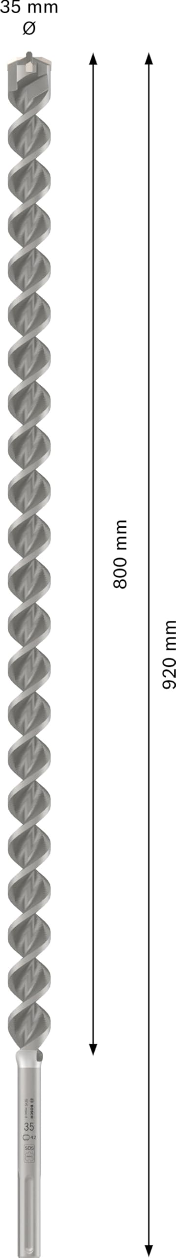 Bosch PRO SDS max-4 foret béton 35x800x920 mm