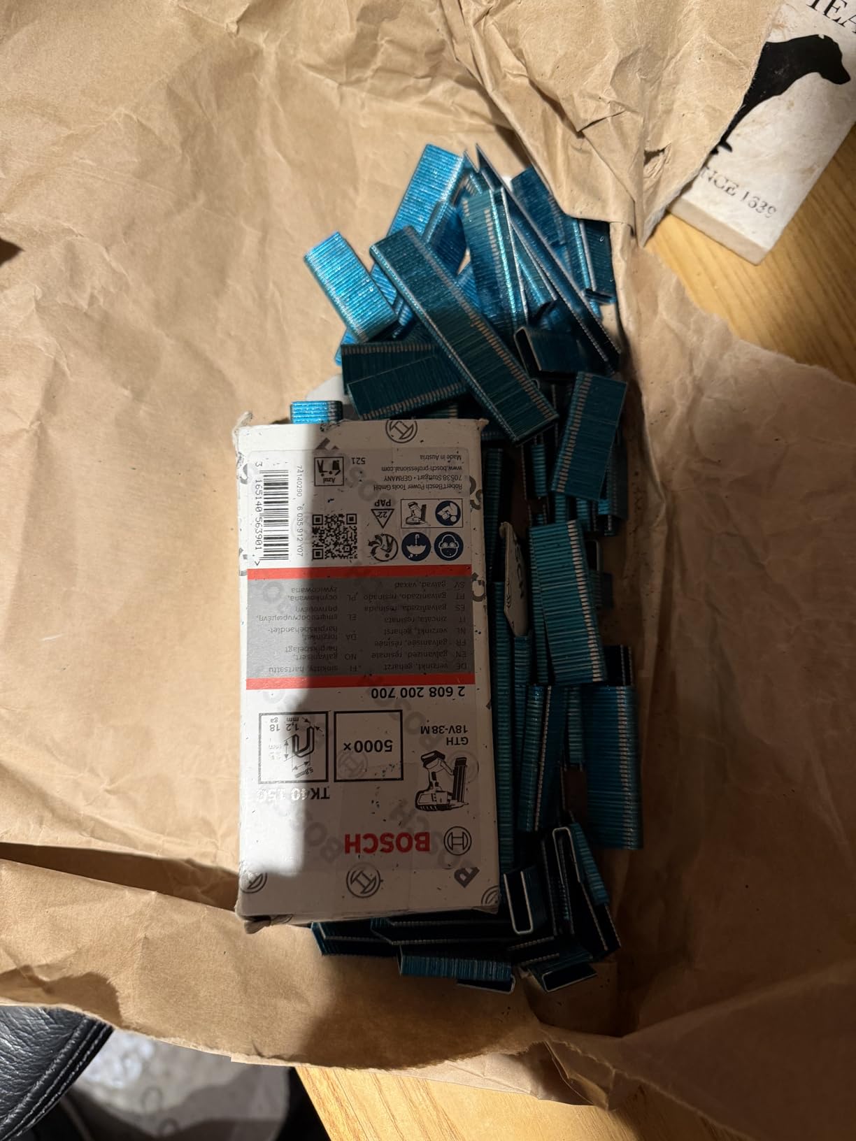 Bosch PRO NC18 agrafes à tête étroite 35 mm lot 5000