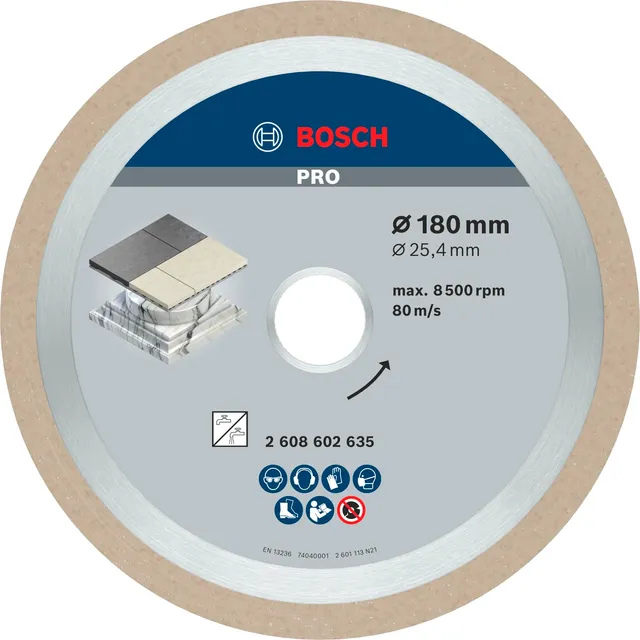 Bosch Ceramic disque diamant 180 mm carrelage céramique
