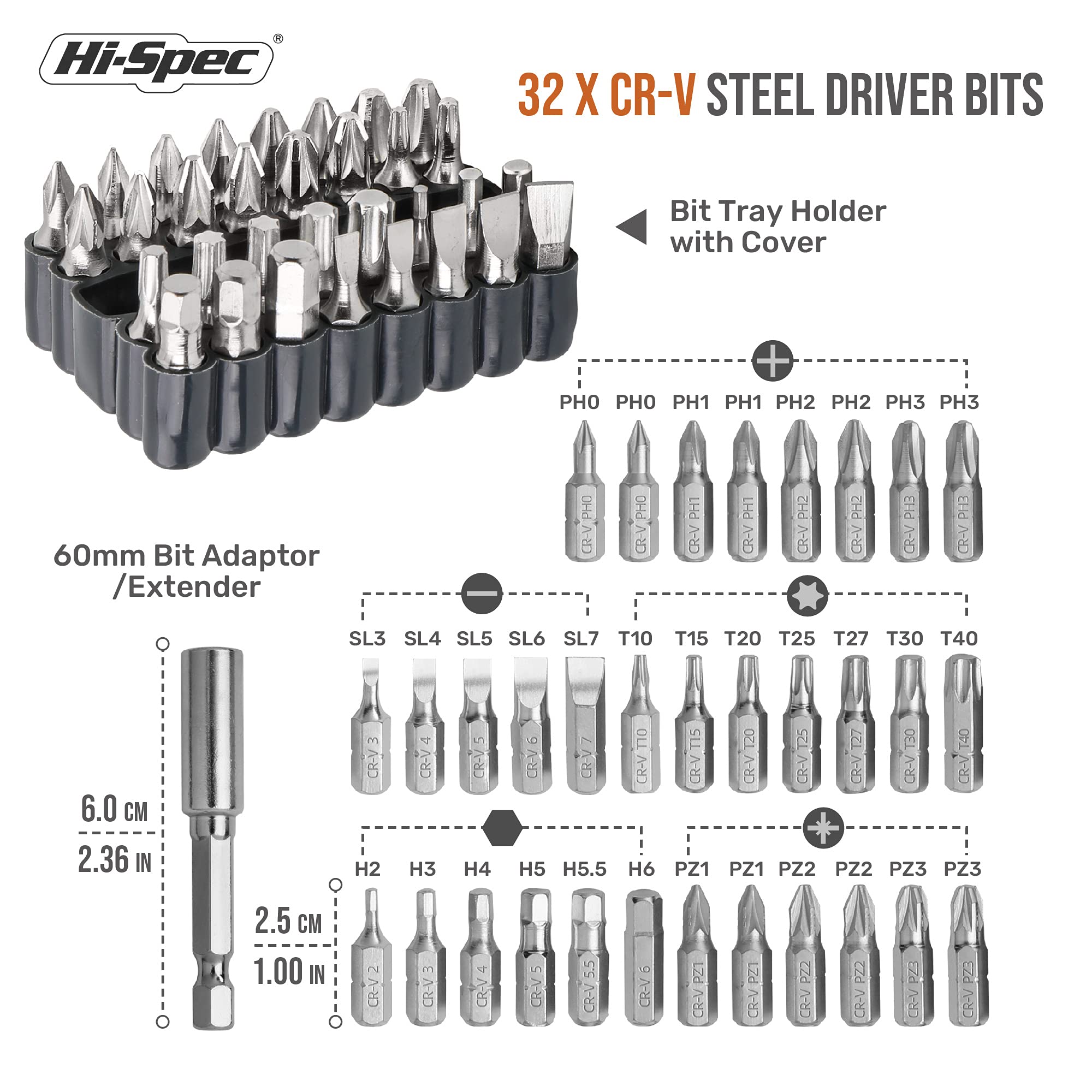 Hi-Spec Tournevis électrique 3.6V vert menthe 33 embouts