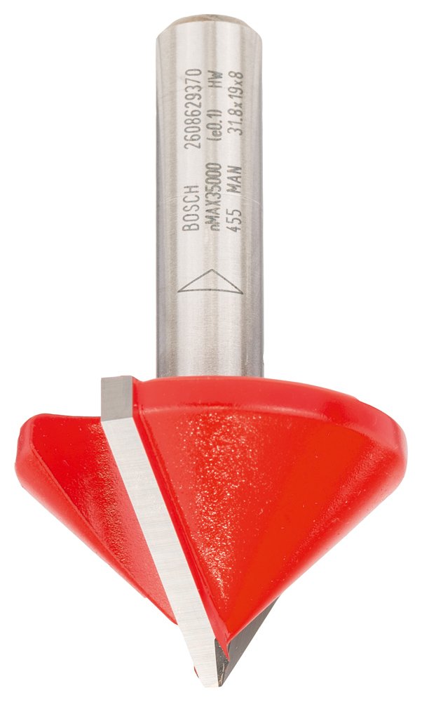 Bosch 2608629370 fraise à rainurer V 8 mm 90° placo