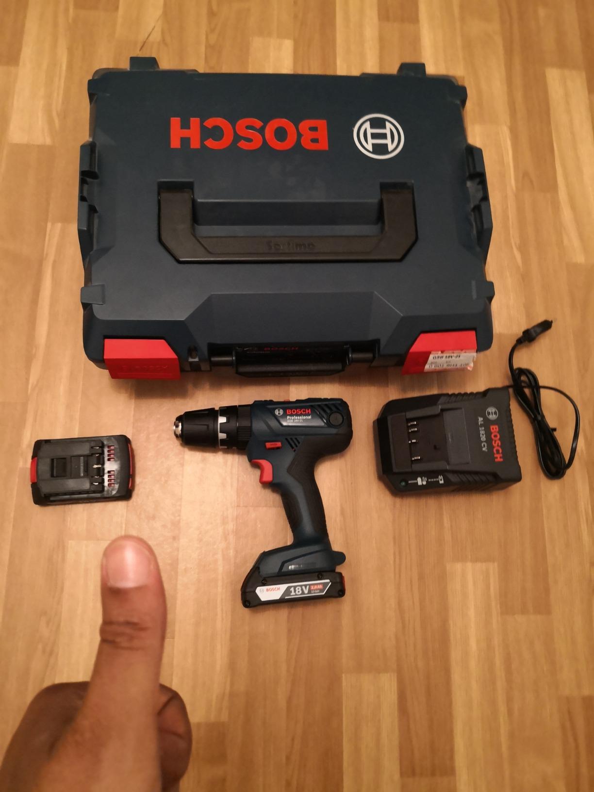 Bosch GSB 18V-21 perceuse-visseuse 18V 2 batteries L-BOXX