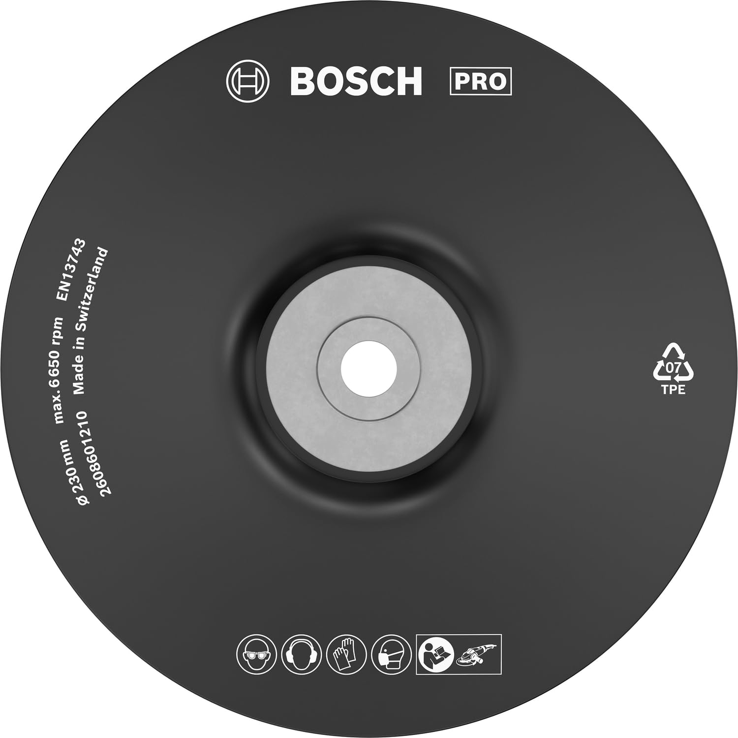 Bosch PRO Backing Pad plateau de ponçage M14 230 mm
