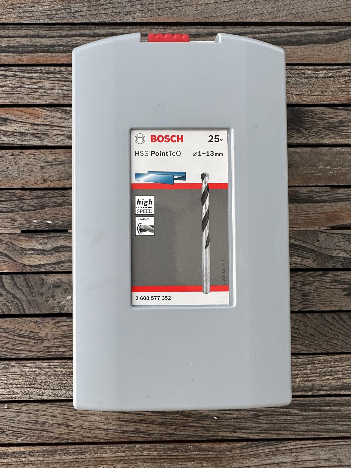 Bosch PointTeQ Coffret 25 forets HSS métal 1-13 mm