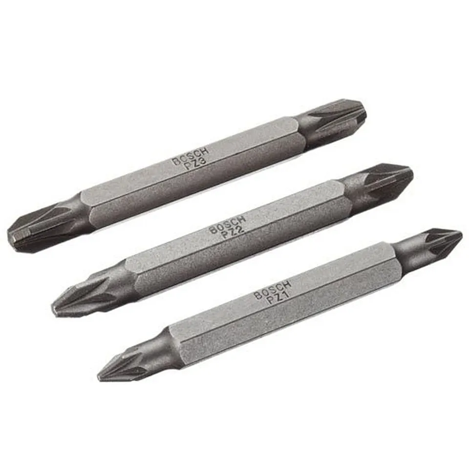 Bosch Embouts de vissage PZ1 PZ2 PZ3 60 mm lot 3