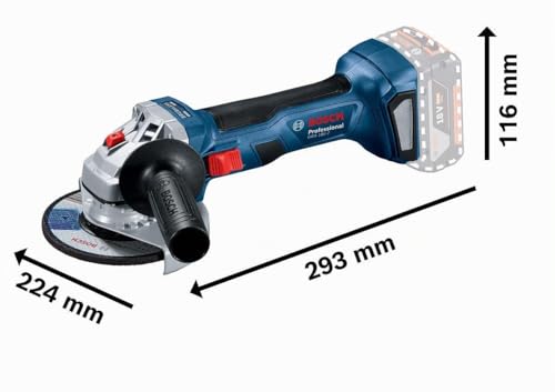 Bosch GWS 18V-7 meuleuse angulaire 125 mm 18V 2x4,0 Ah