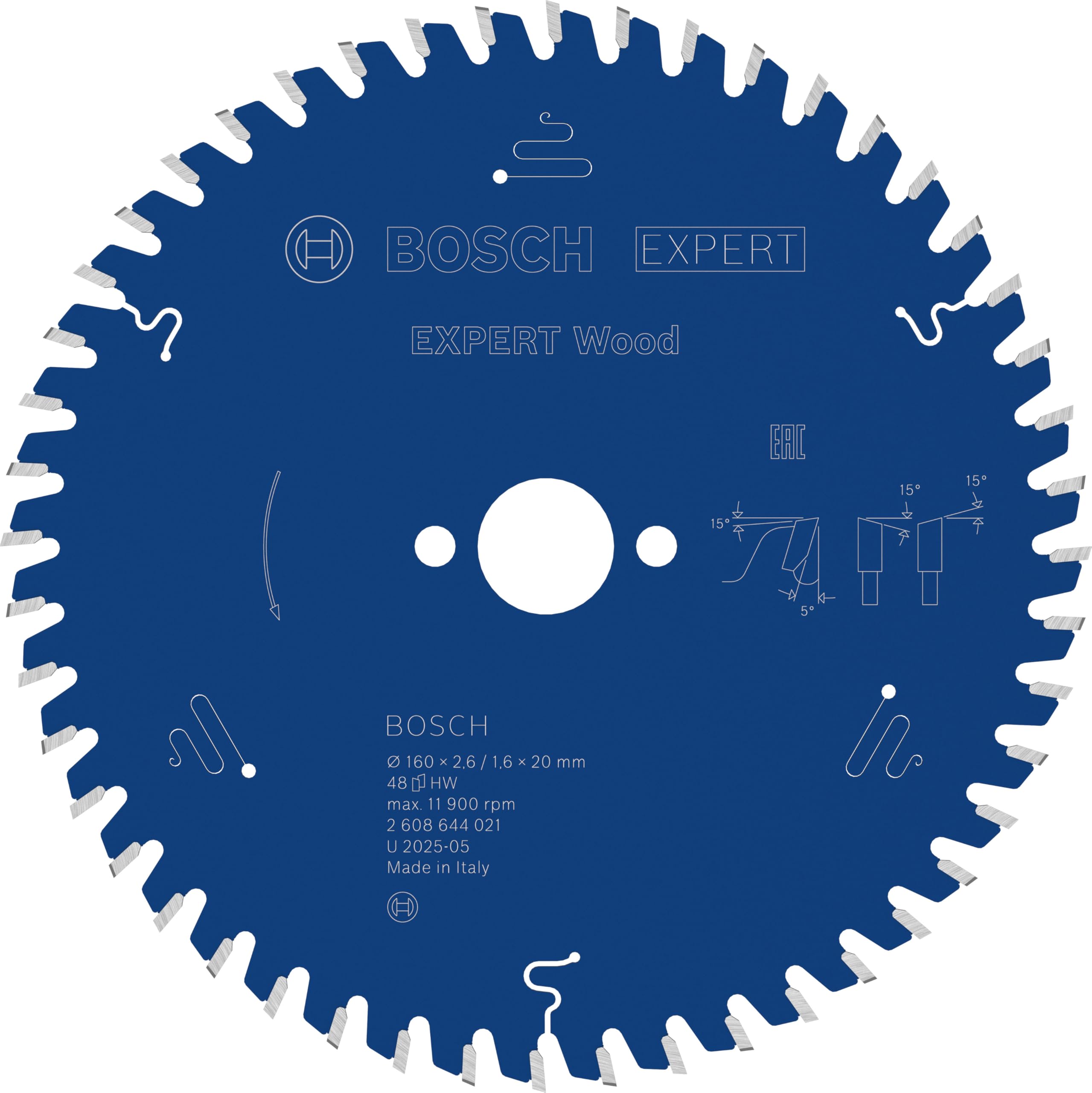 Bosch EXPERT Wood lame scie circulaire 160 mm 48 dents