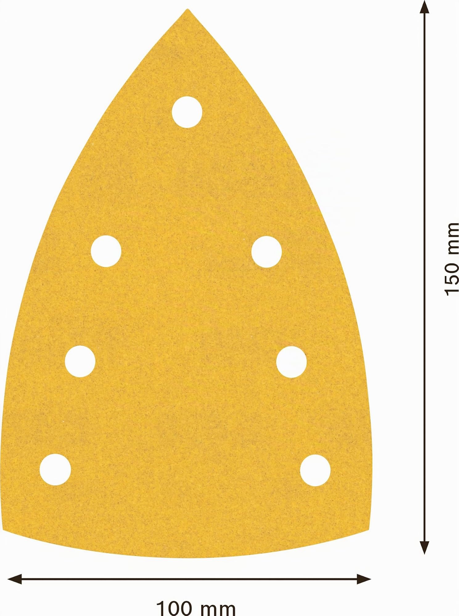 Bosch Expert C470 feuille abrasive 100x150 G240 10 pcs auto-agrippante