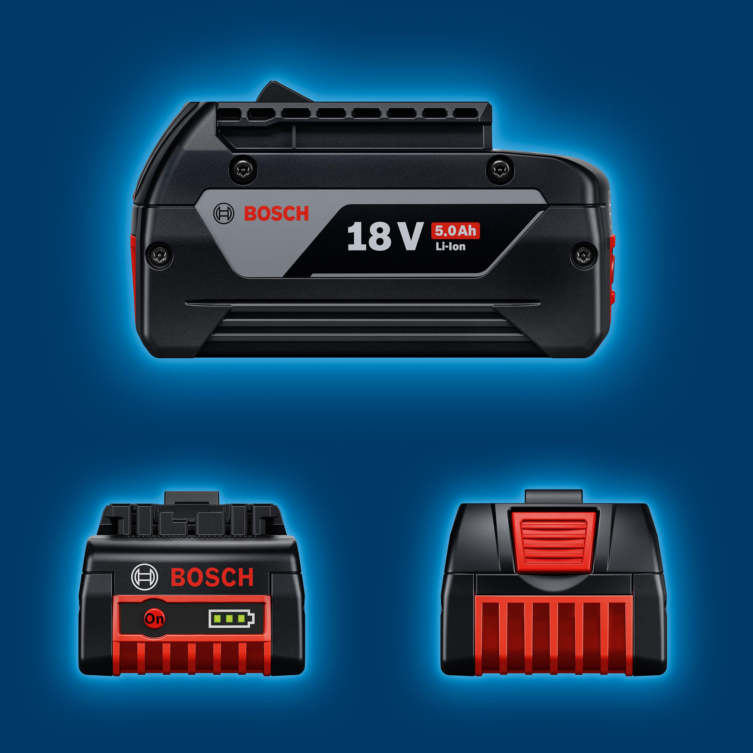 Bosch GBA 18V Starter-Set 2 Batteries 5.0Ah + Chargeur