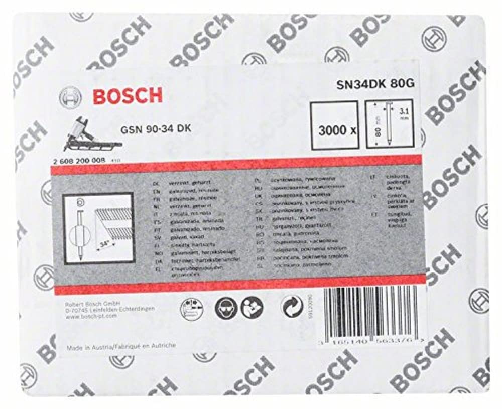 Bosch clous bande PRO SN34CH 90 mm x2500