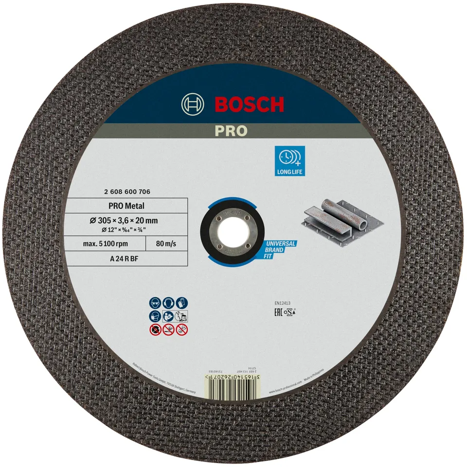 Bosch PRO Metal disque à tronçonner 305 mm 20 mm
