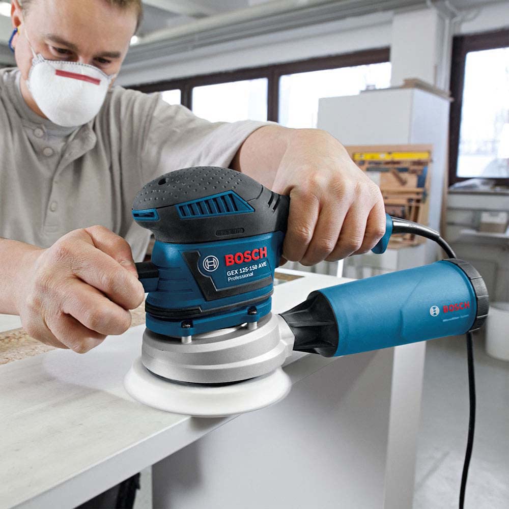Bosch C430 disque abrasif 150 mm grain 40 lot de 5 bois