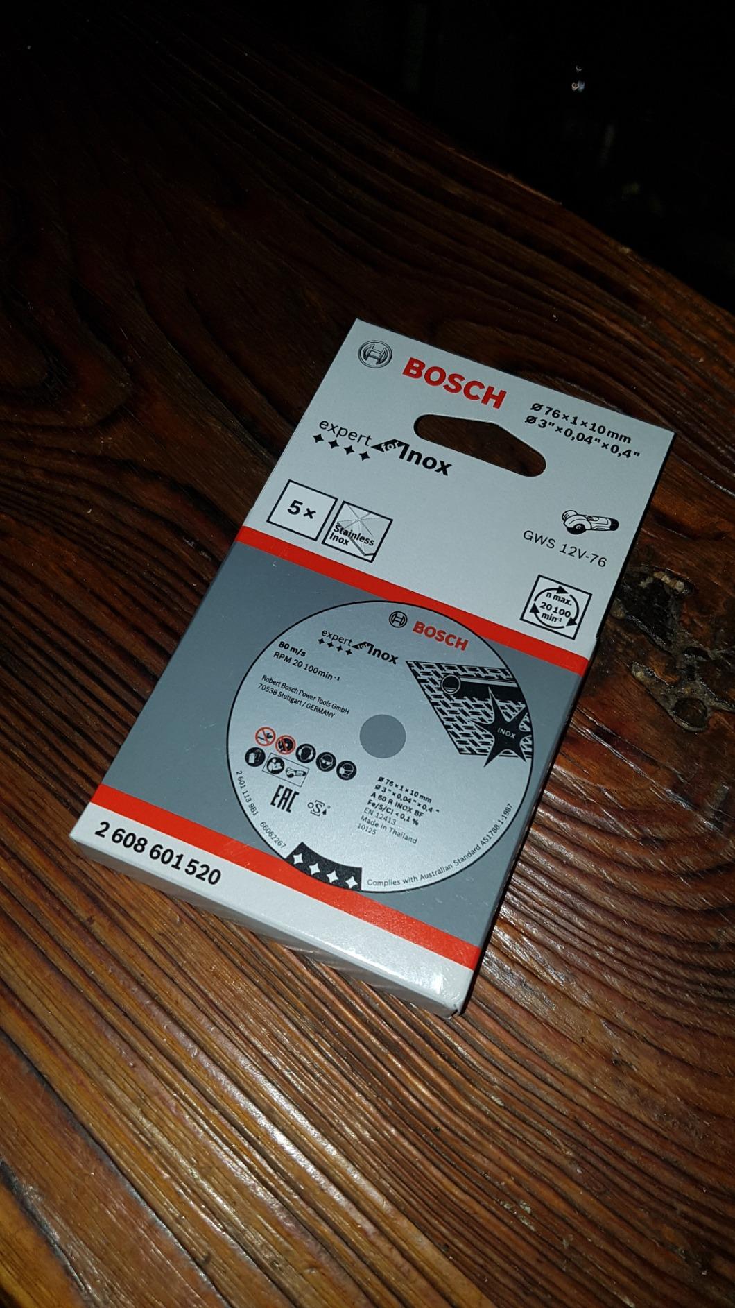 Bosch Expert for Inox disque à tronçonner 76x1x10 mm