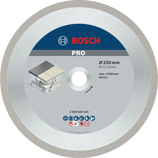 Bosch PRO Ceramic disque diamant 230 mm carrelage céramique