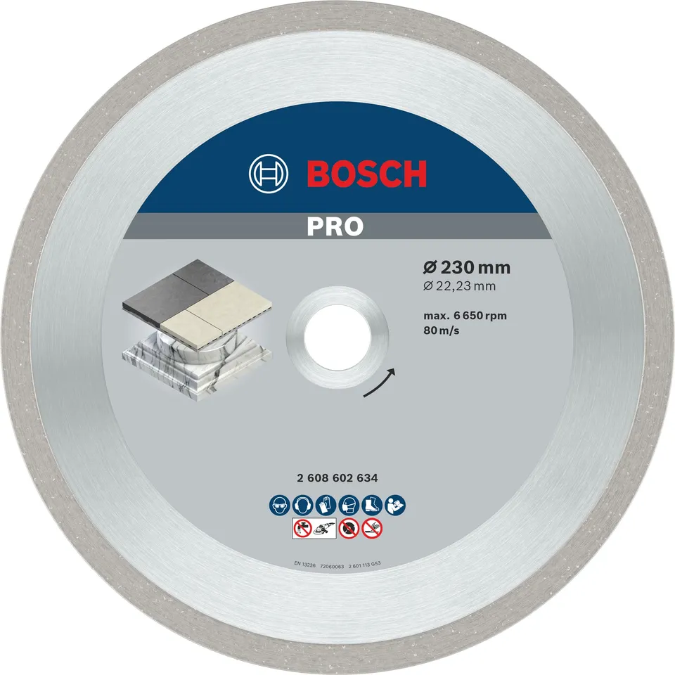Bosch PRO Ceramic disque diamant 230 mm carrelage céramique