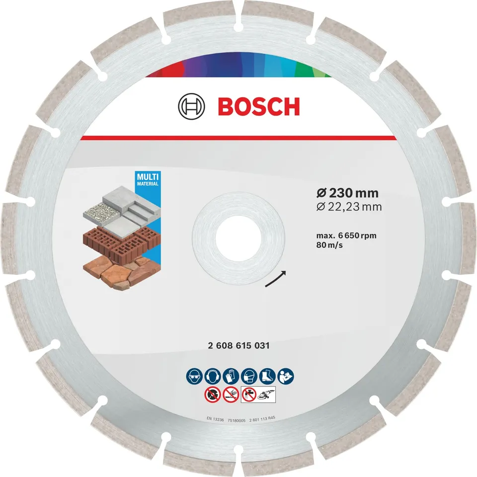 Bosch Multi Material disque diamant 22,23 mm béton brique