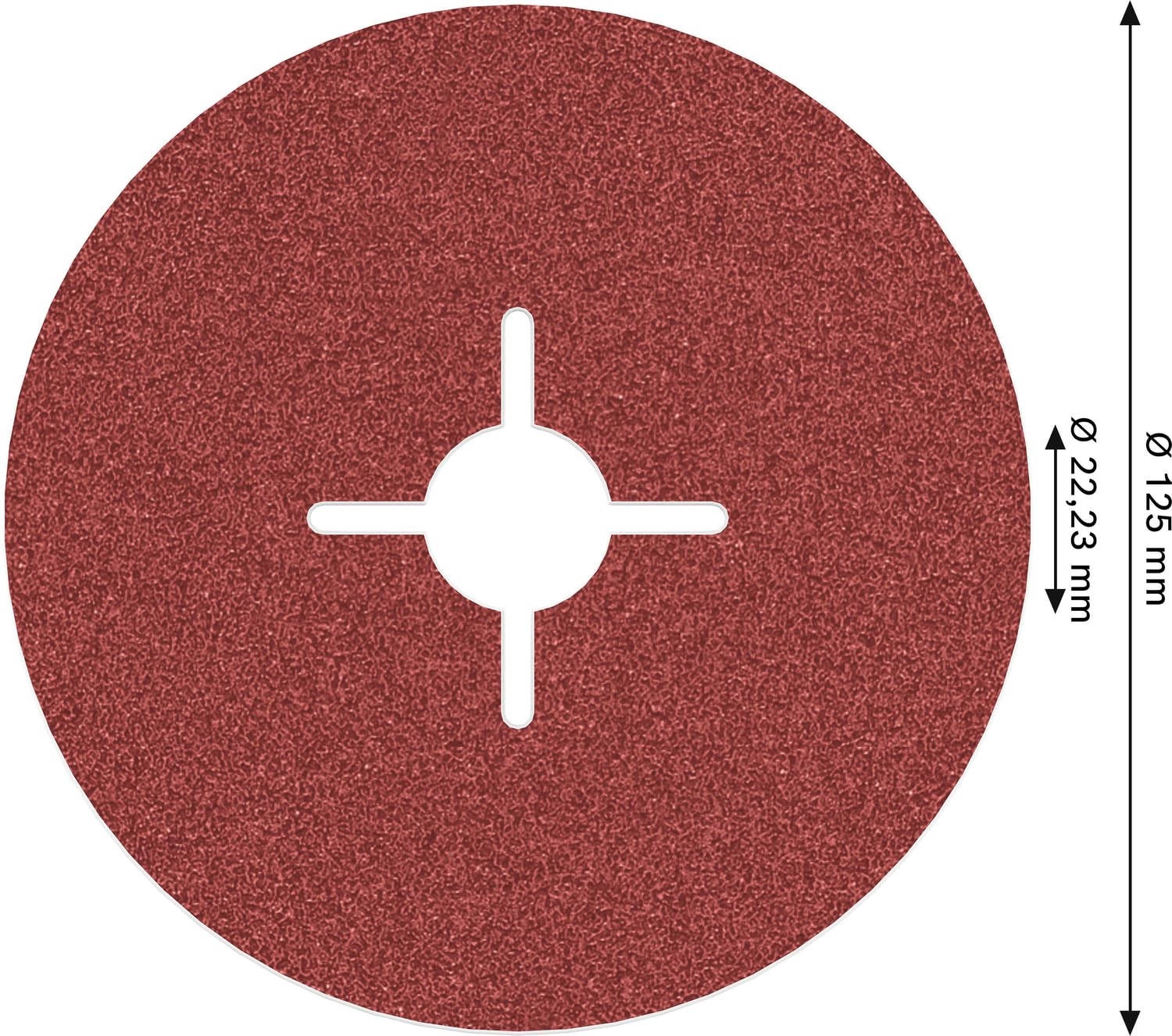 Bosch PRO R780 disque fibres métal 125 mm G80