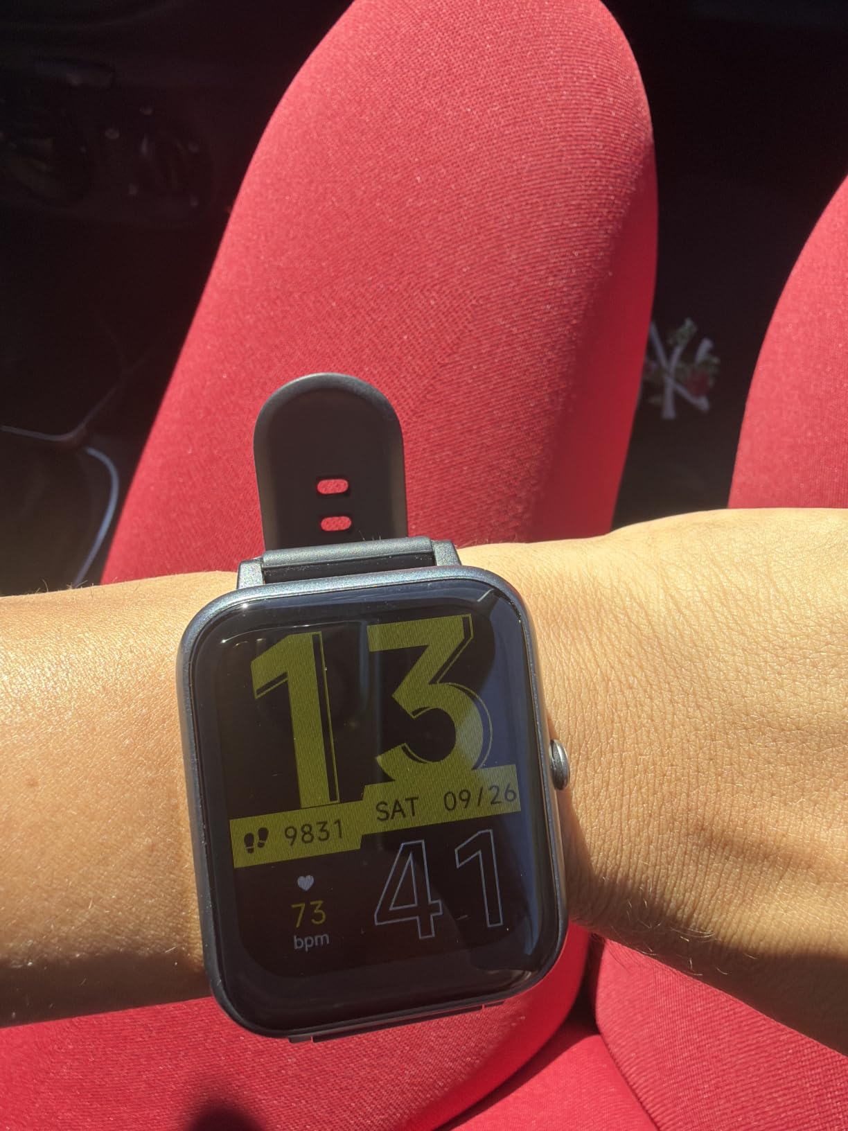 GRV montre connectée sport noire cardio GPS