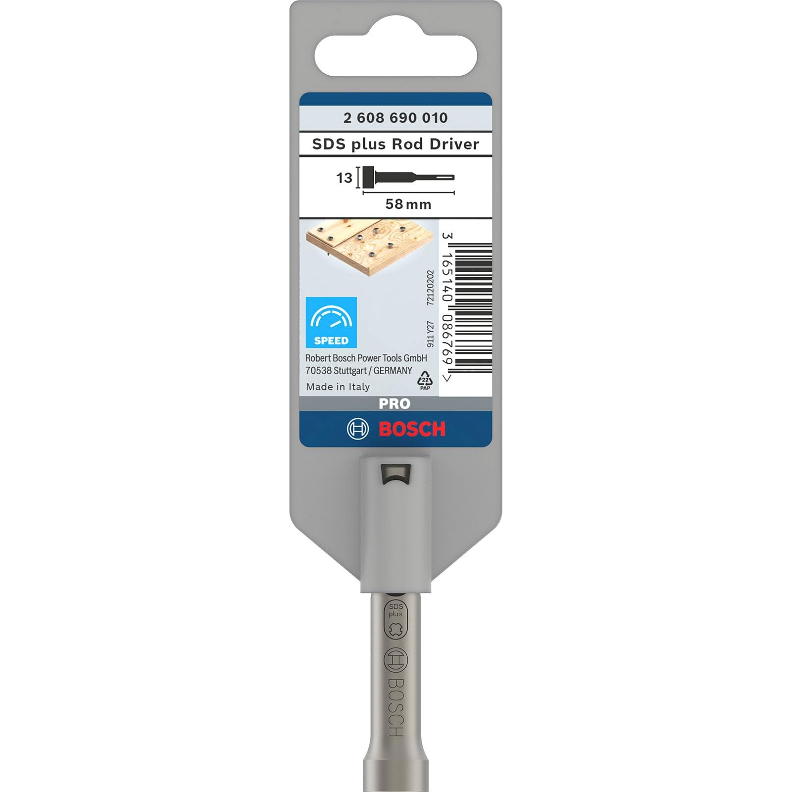 Bosch Chasse-clous SDS-plus 58 mm bois PRO