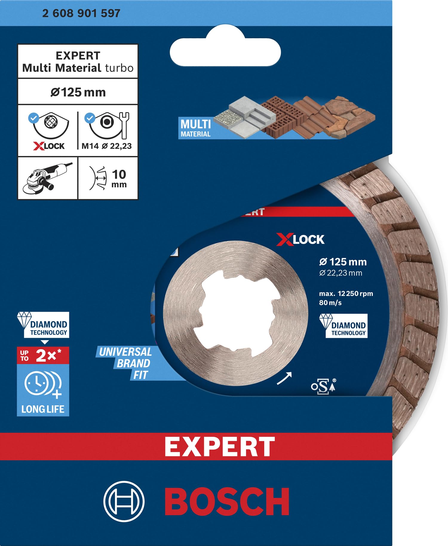Bosch Expert Multi Material disque diamant 125 mm béton