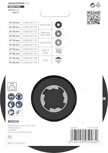 Bosch 2608601724 plateau ponçage X-LOCK Ø 125 mm