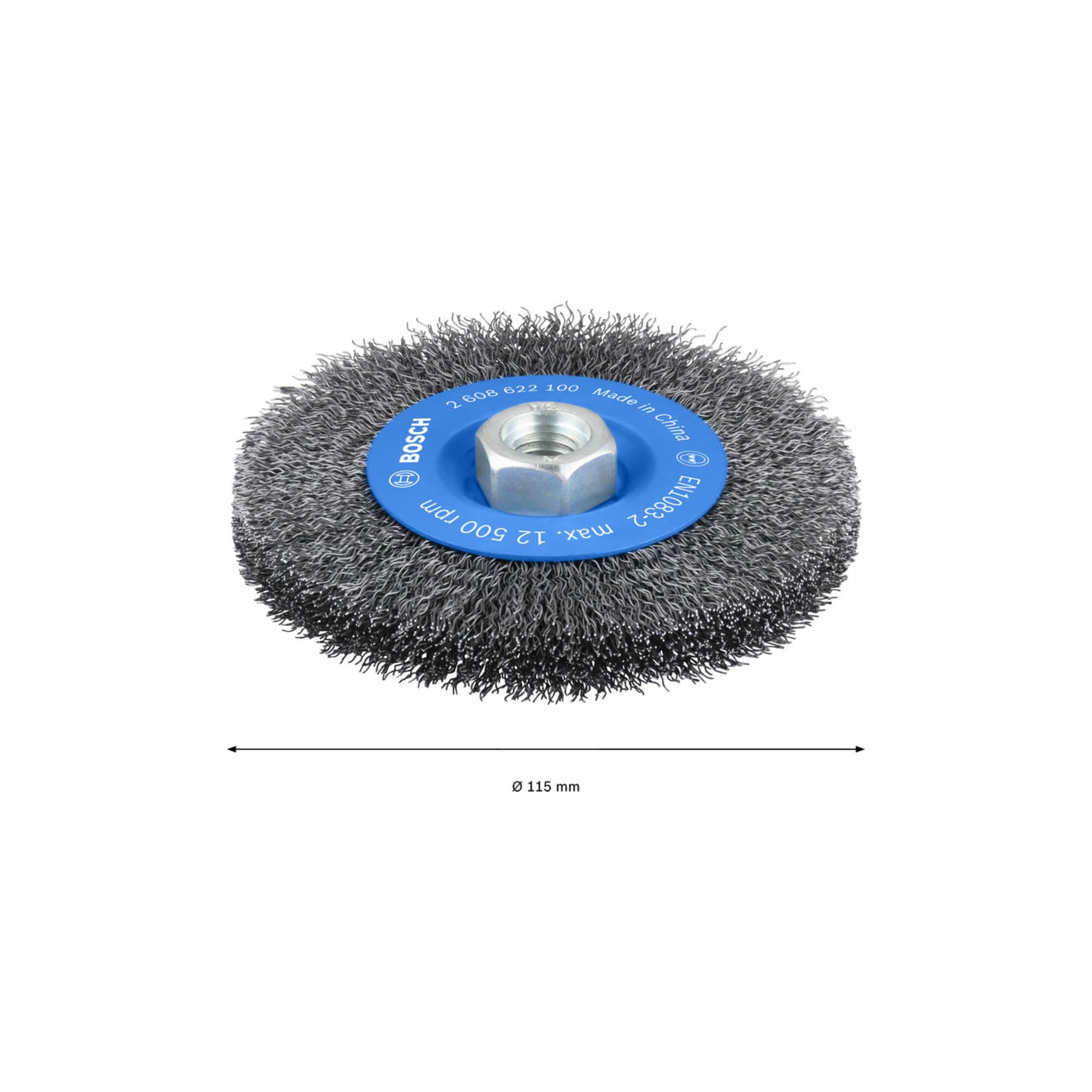 Bosch PRO Steel brosse circulaire 115 mm M14 acier