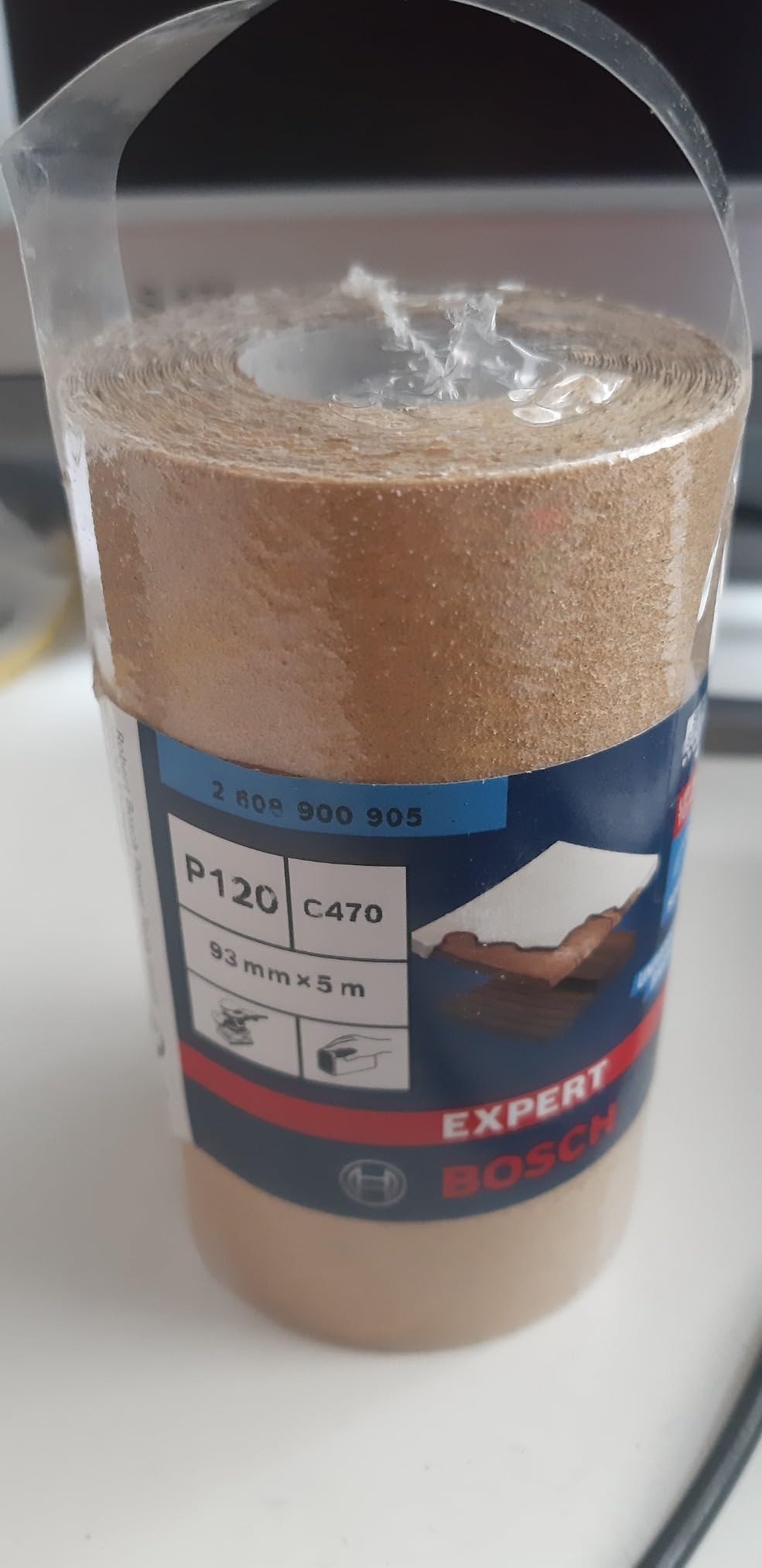 Bosch Expert C470 rouleau abrasif 93mm 5m G240