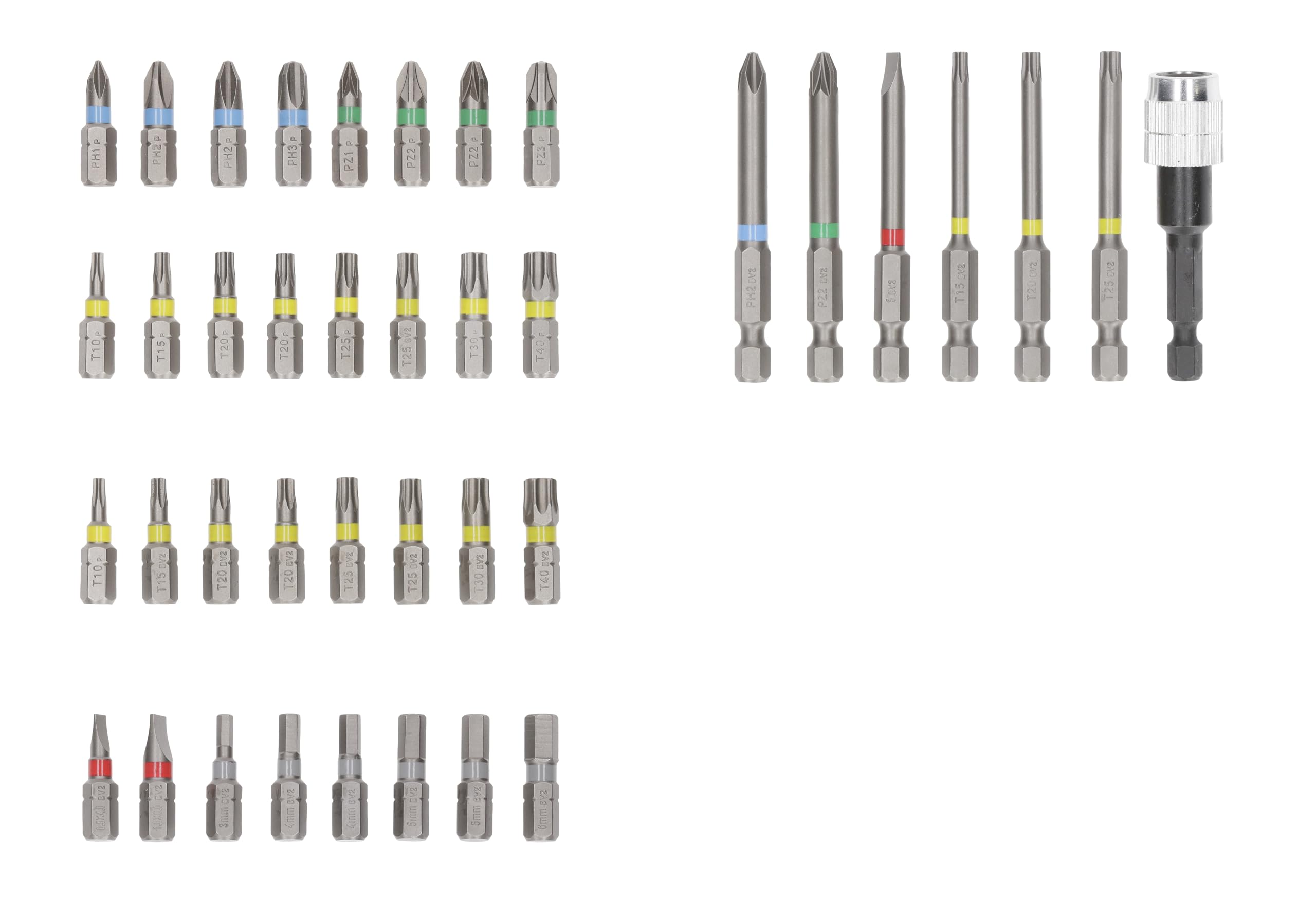 Bosch Coffret embouts vissage extra-durs 40 pièces Pick+Click