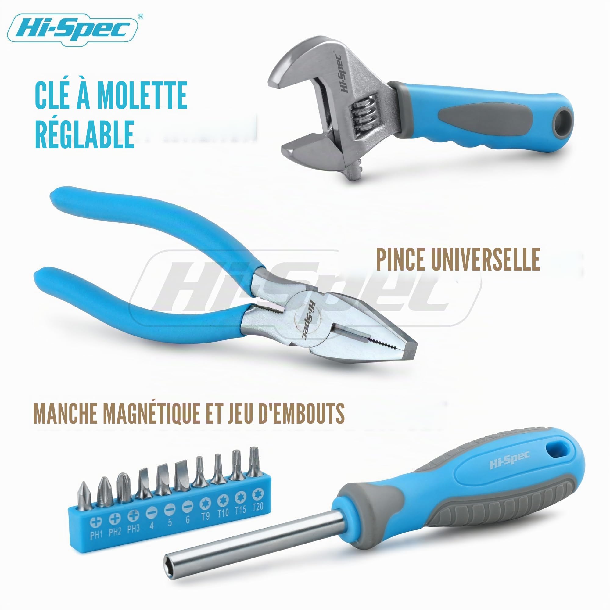 Hi-Spec KIDS Series boîte métal bleue débutant 9p