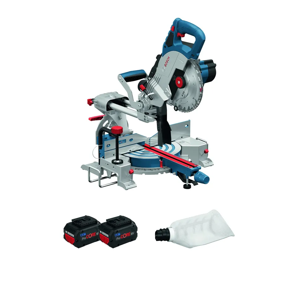 Bosch GCM 18V-216 scie à onglets 2x ProCORE 8.0Ah