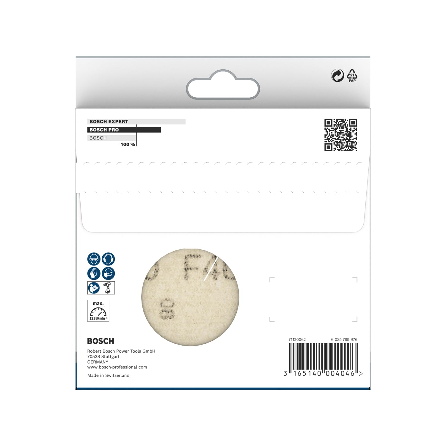 Bosch Abrasifs PRO F460 disque 125 mm grain 60 x5
