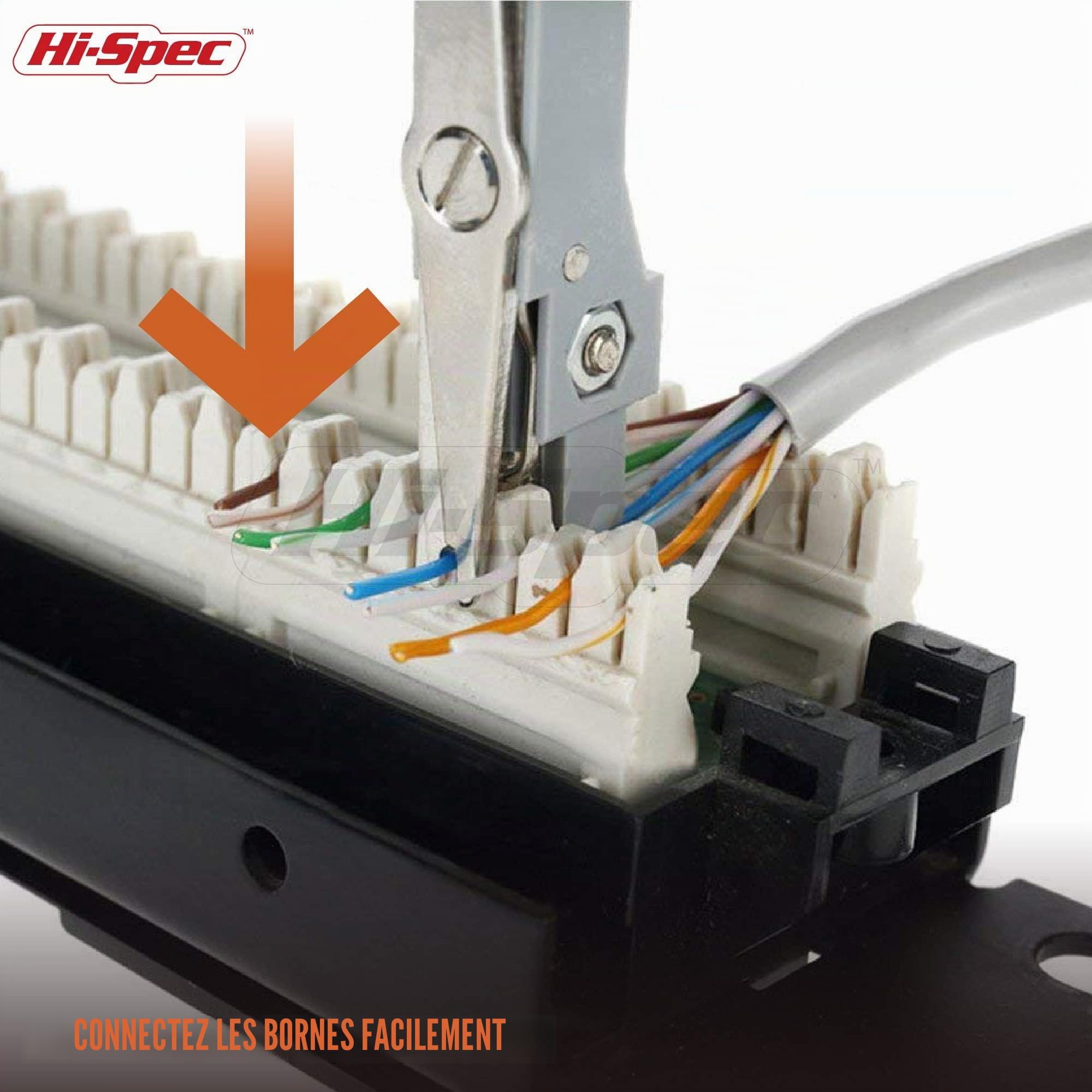 Hi-Spec Repair 9 pièces kit réseau RJ45 testeur câble