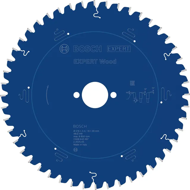 Bosch EXPERT Wood lame scie circulaire 216 mm T48