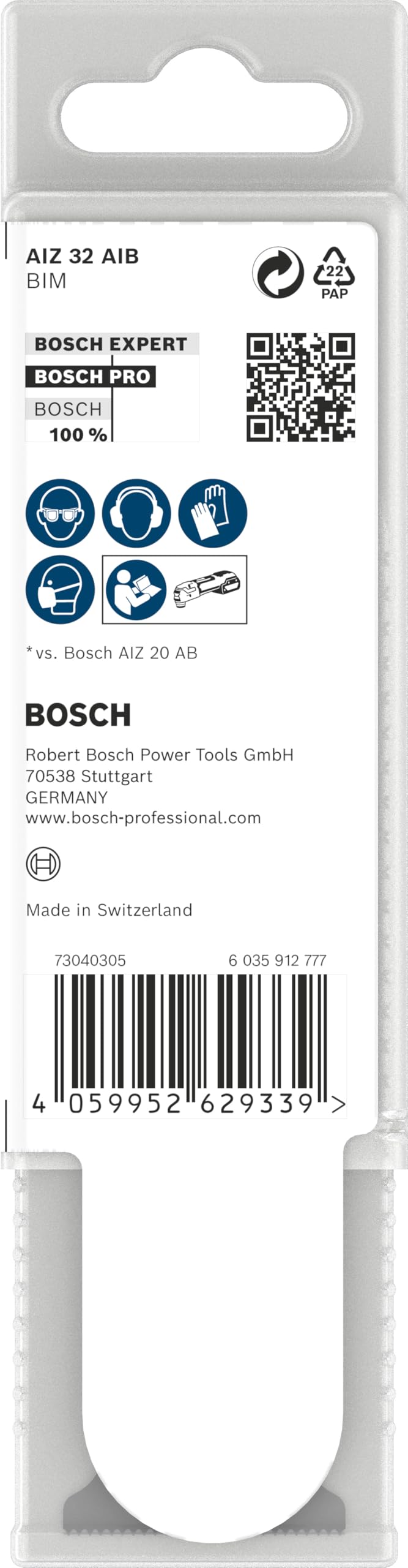 Bosch PRO AIZ 32 AIB lame multifonction 10 pcs métal non ferreux