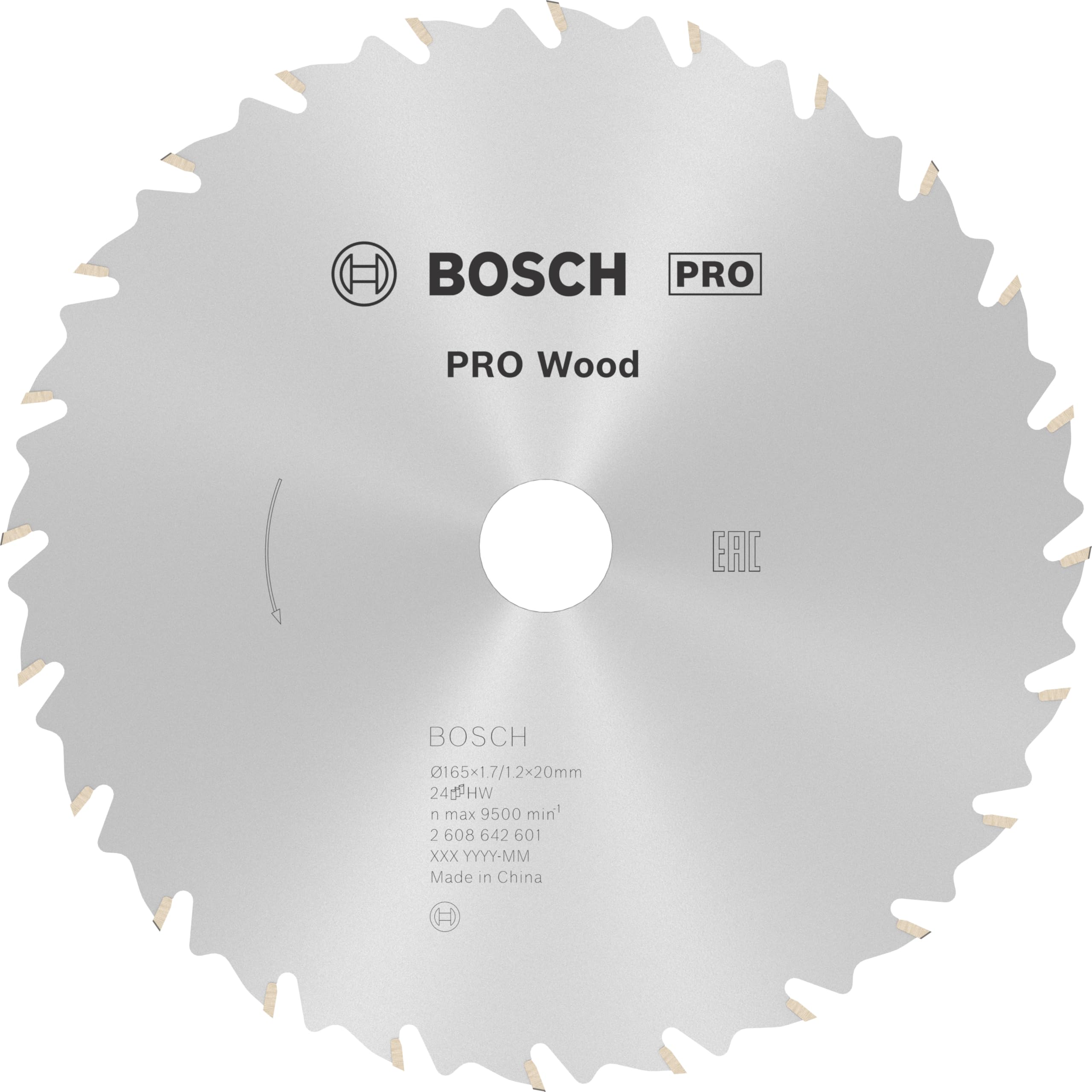 Bosch PRO Wood lame scie circulaire 160x20 mm 48 dents
