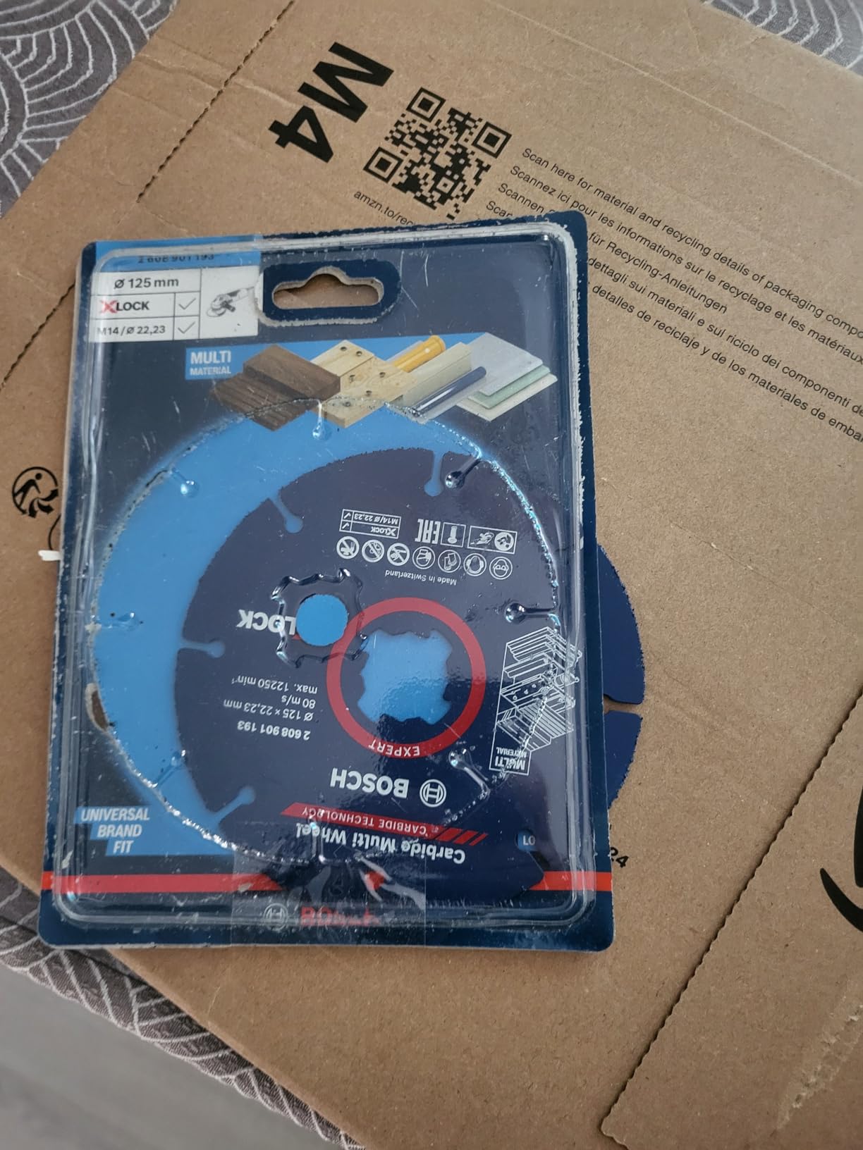 Bosch Expert Carbide Multi Wheel 125 mm disque tronçonner X-LOCK