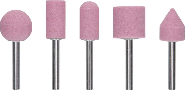 Bosch assortiment meules sur tige grain 60 6 mm 5 pcs