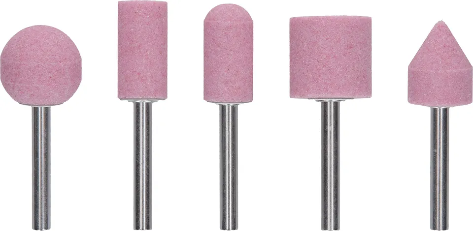 Bosch assortiment meules sur tige grain 60 6 mm 5 pcs