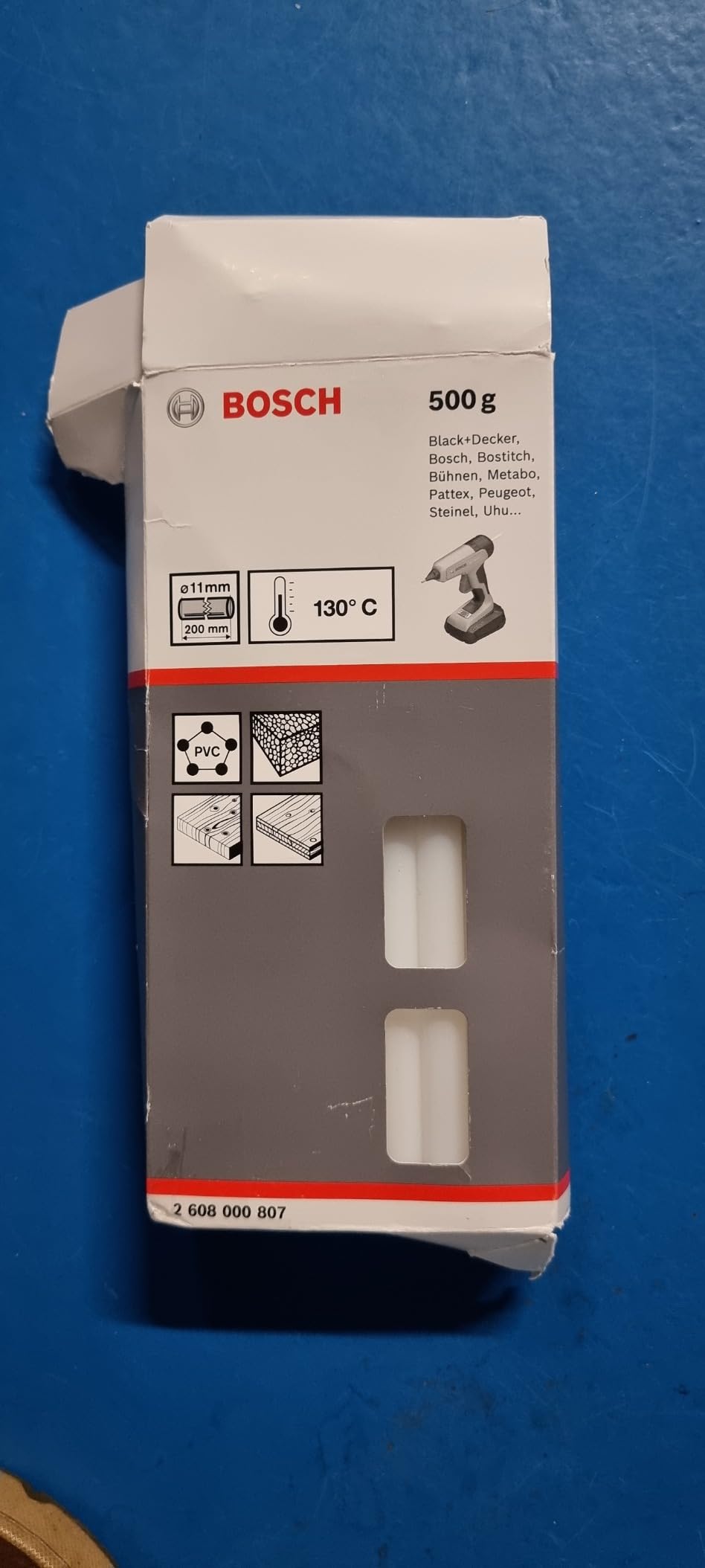 Bosch bâtons colle basse température 11x200 mm 500 g lot 26