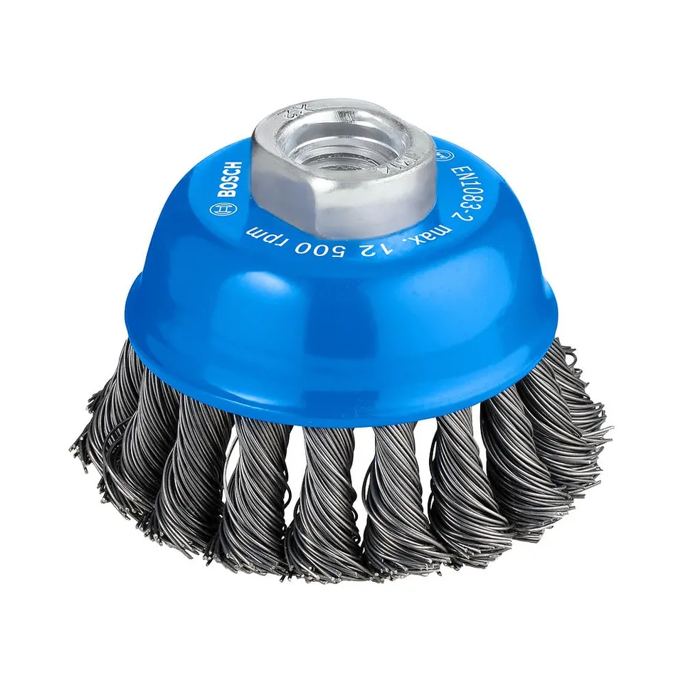 Bosch Pro Steel brosse boisseau acier 75 mm M14