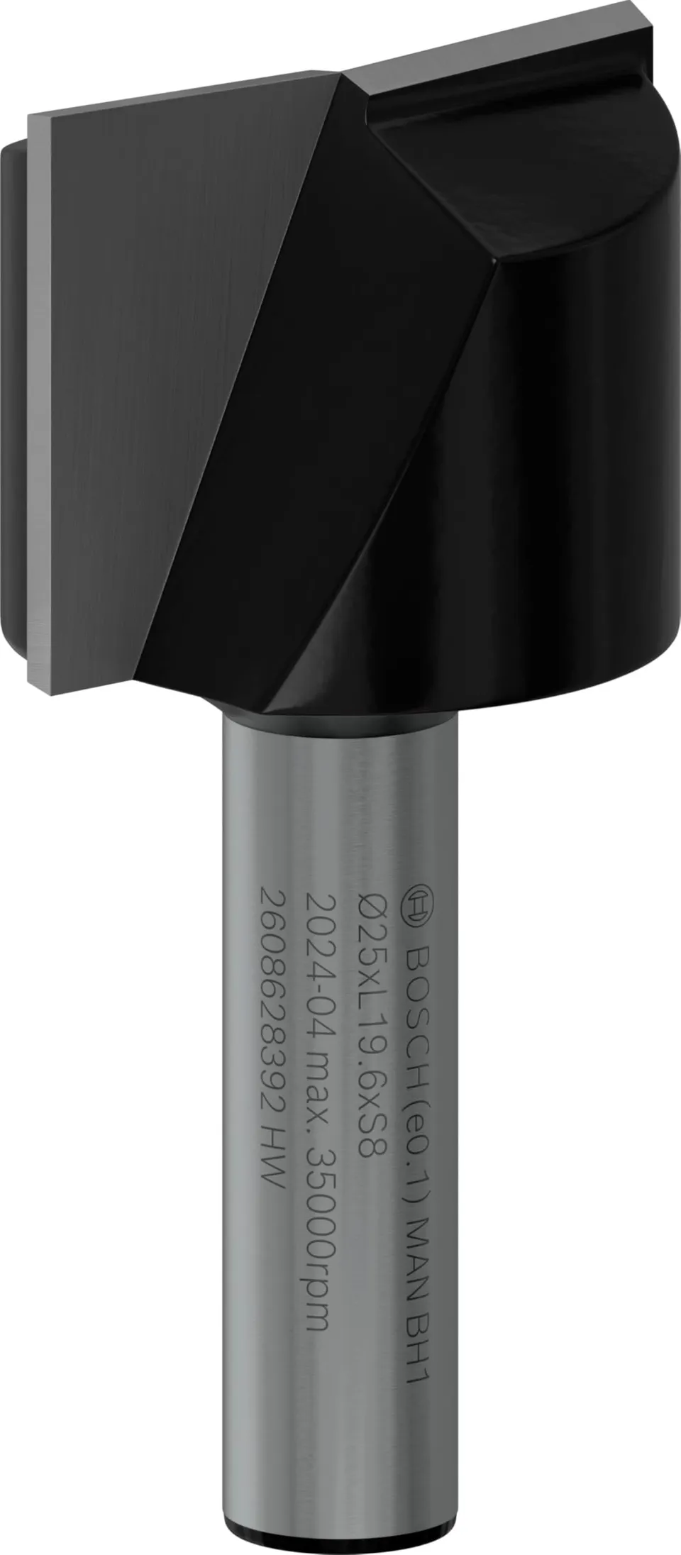 Bosch PRO fraise à rainurer droite Ø25 mm queue 8 mm bois