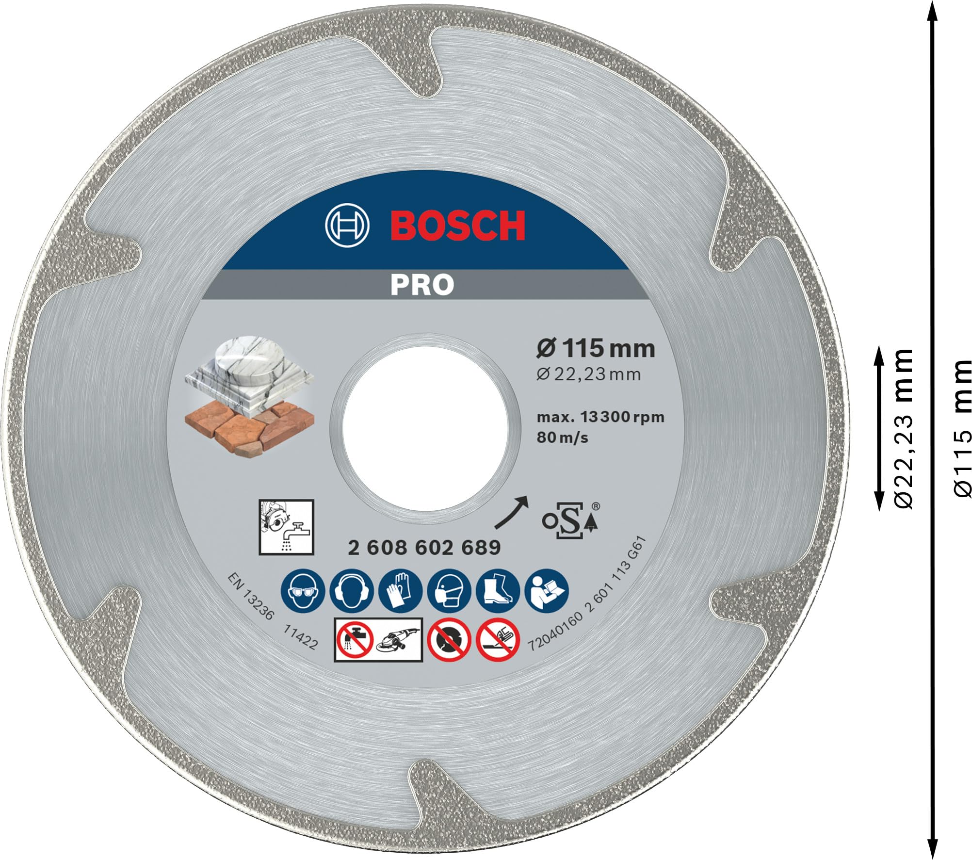Bosch Best for Marble disque diamant 115 mm marbre