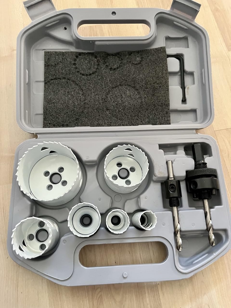 Bosch Multi Material Coffret scies trépans 9 pièces bois métal