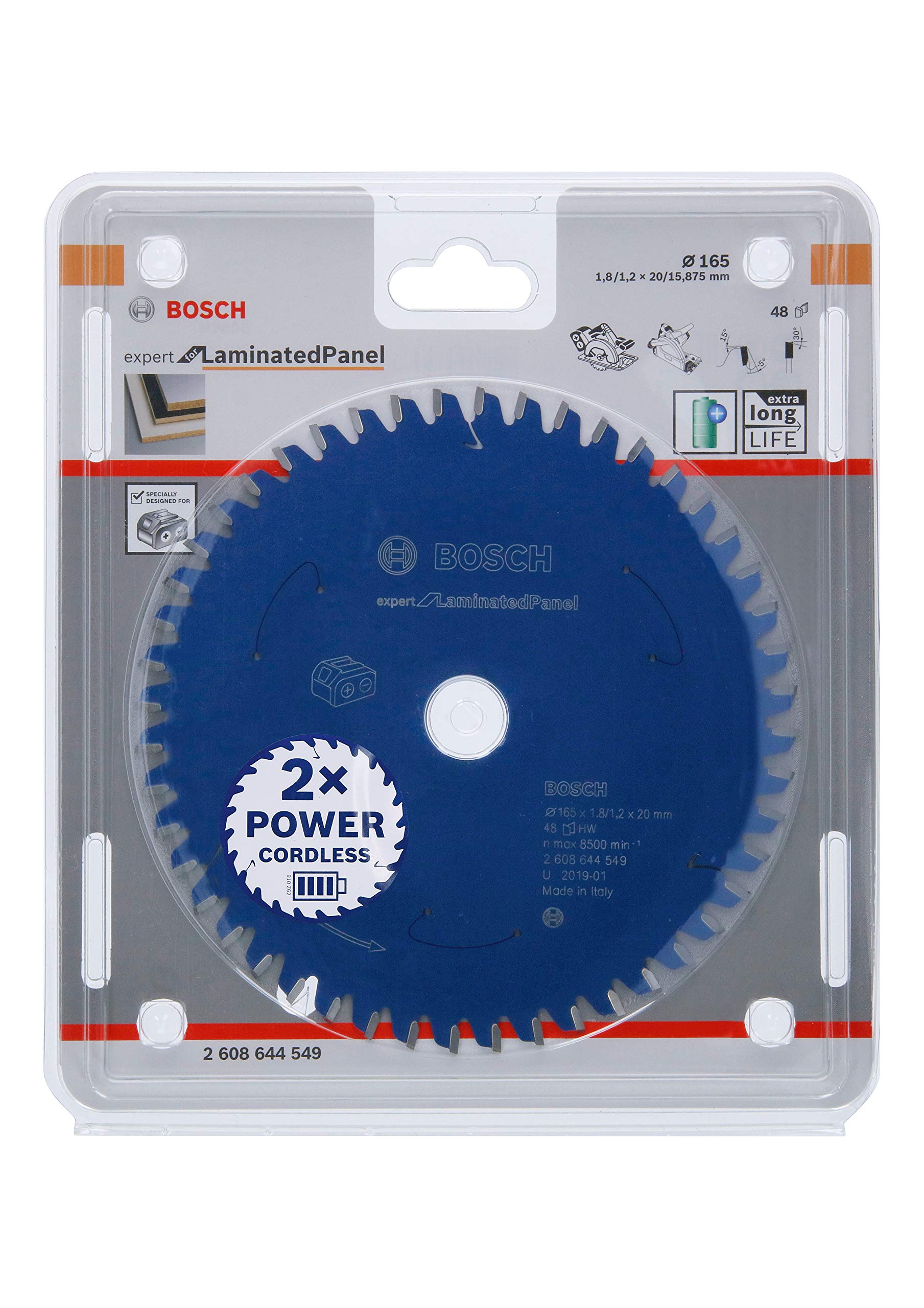Bosch Expert Laminated Panel lame scie circulaire 165 mm 48 dents