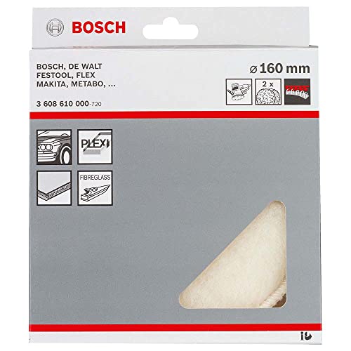 Bosch 3608610000 disque de polissage 160 mm peau de mouton