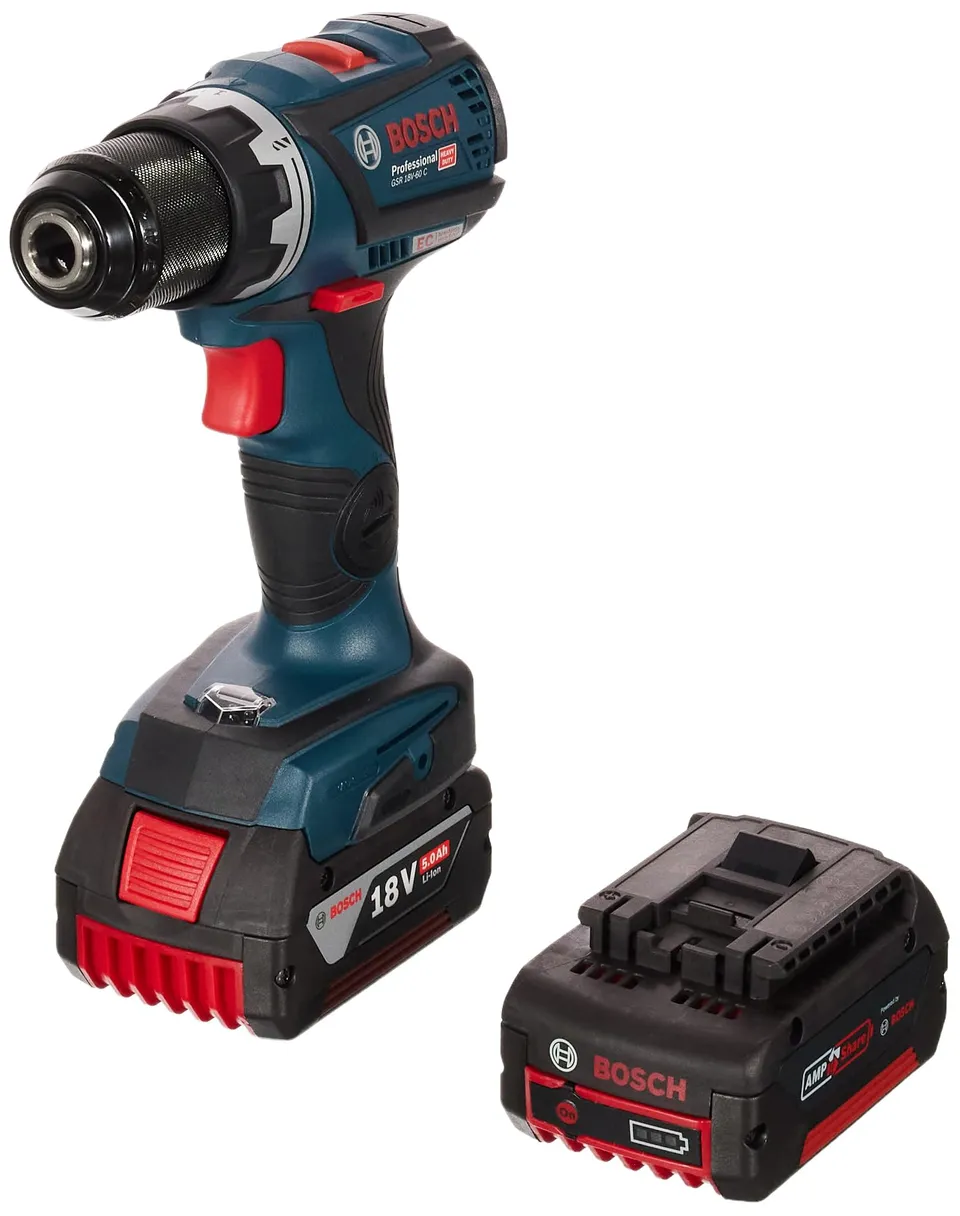 Bosch GSR 18V-60 C perceuse-visseuse 2x 5.0Ah L-BOXX