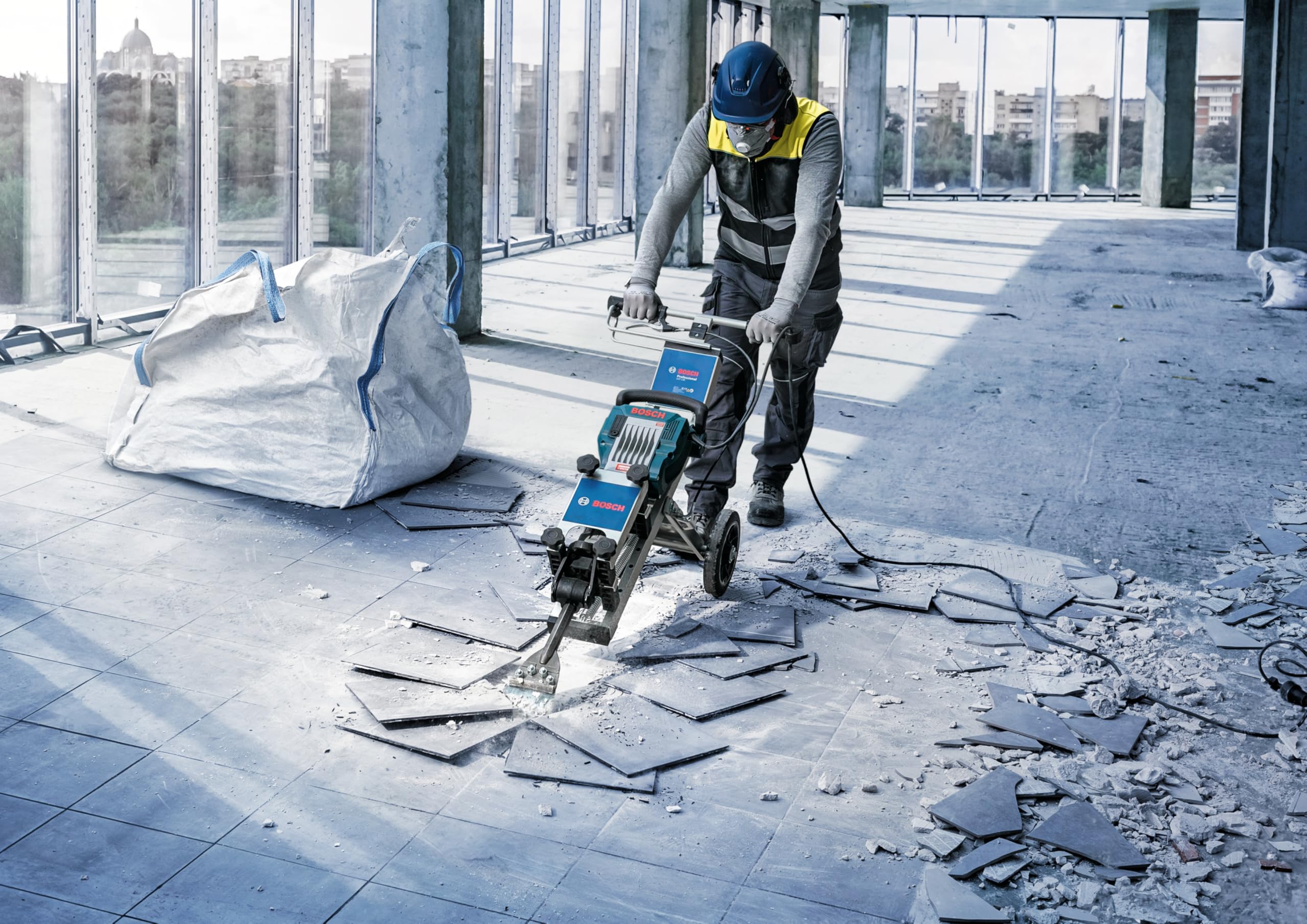 Bosch Pro HEX 28 grattoir sol 152x510 mm acier