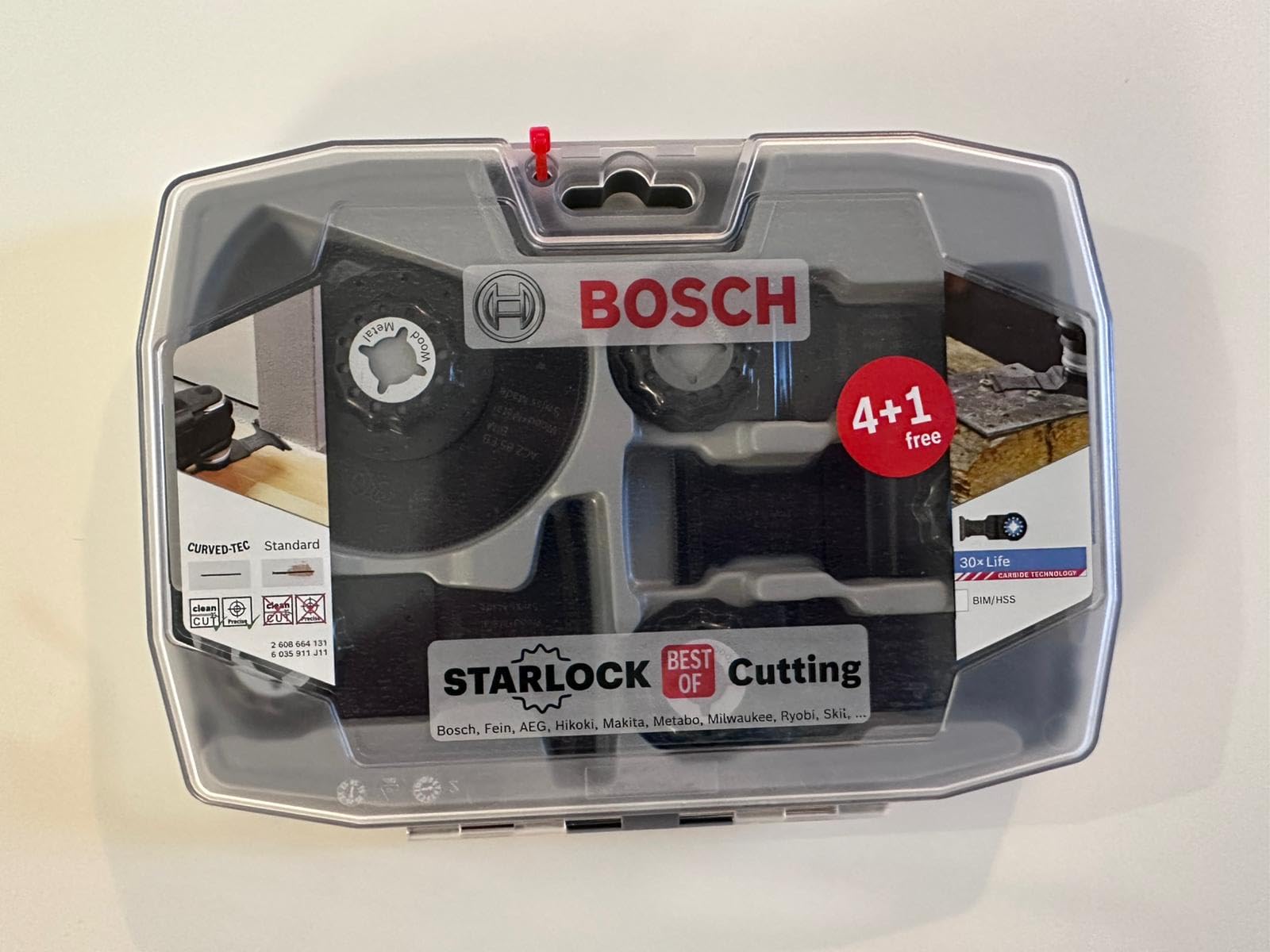 Bosch Starlock coffret 5 lames plongeantes carbure bois métal